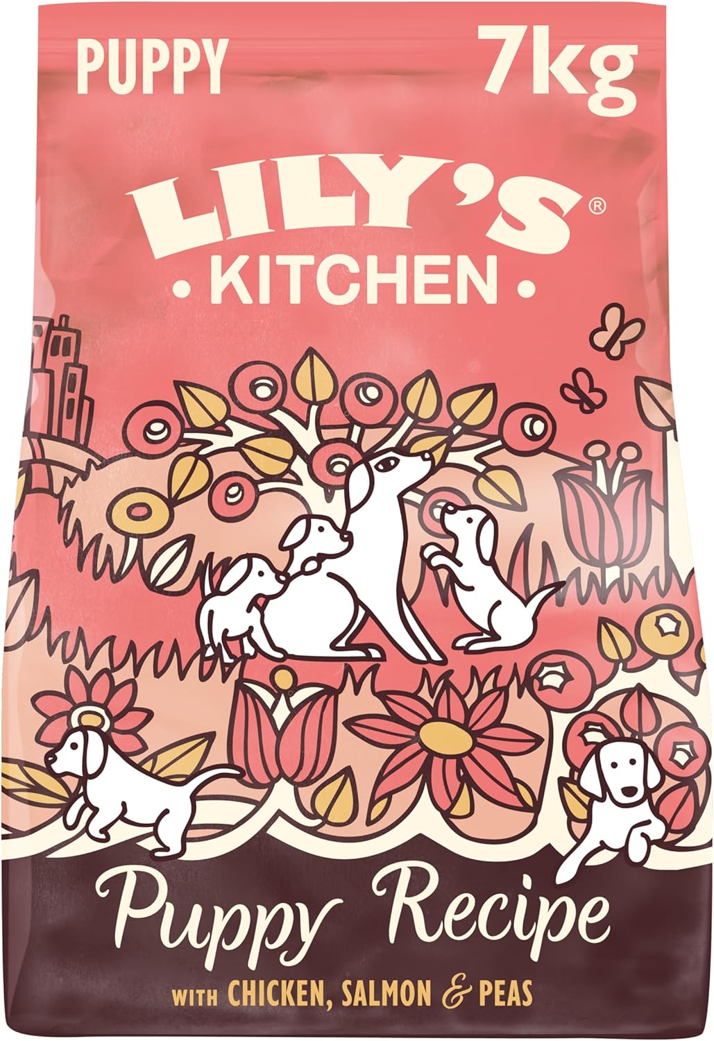 Lily's Kitchen Puppy Recipe Chicken, Salmon & Peas Complete Dry Dog Food (7 kg)