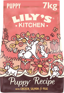 Lily's Kitchen Puppy Recipe Chicken, Salmon & Peas Complete Dry Dog Food (7 kg)