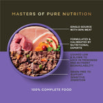 AATU 90/10 Complete Wet Adult Dog Food in a Tin Pork & Wild Boar 400g (Pack of 6) - Grain Free Recipe - No Artificial Ingredients - Good for Low Maintenance Feeding