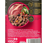 AATU 90/10 Premium Wet Adult Dog Food, Angus Beef, 6x400g Tins, Grain-Free