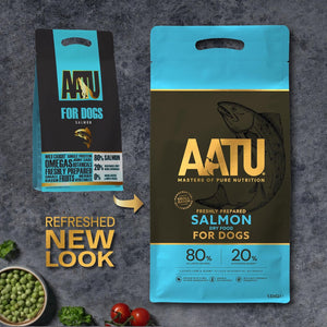 AATU 80/20 Grain Free Salmon Dry Dog Food - 10kg