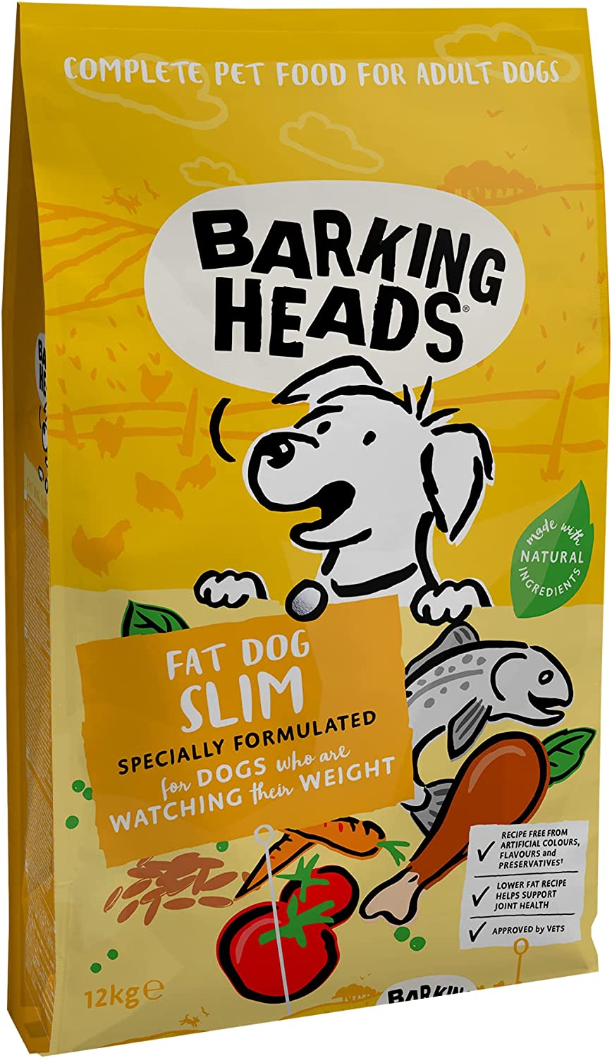 Barking Heads Low-Calorie Dry Dog Food - Fat Dog Slim - Chicken 12kg