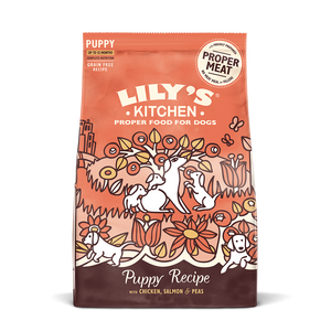 Lily's Kitchen Puppy Recipe Chicken, Salmon & Peas Complete Dry Dog Food (7 kg)